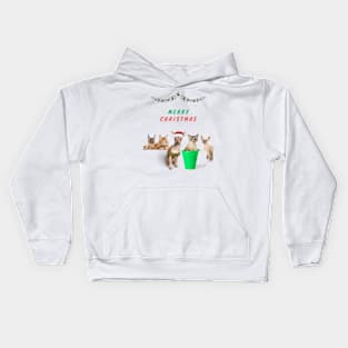 merry christmas all Kids Hoodie